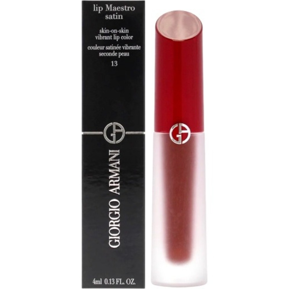 Giorgio Armani Lip Maestro Satin Lipstick Shade 13 Gala Night New